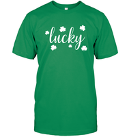 Lucky St Patrick's Day Shirt Unisex Short Sleeve Classic Tee