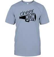 Cheer Mom With Megaphone Unisex Short Sleeve Classic Tee