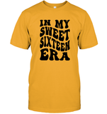 In My Sweet Sixteenth Era Birthday Shirt Unisex Short Sleeve Classic Tee