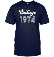 1974 Retro Vintage Birth Year Blast Unisex Short Sleeve Classic Tee