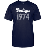 1974 Retro Vintage Birth Year Blast Unisex Short Sleeve Classic Tee