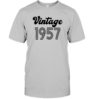 1957 Retro Vintage Birth Year Blast Unisex Short Sleeve Classic Tee
