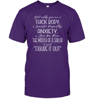 God Really Gave Me A Thick Body Shirt Unisex Short Sleeve Classic Tee