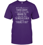 God Really Gave Me A Thick Body Shirt Unisex Short Sleeve Classic Tee
