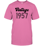 1957 Retro Vintage Birth Year Blast Unisex Short Sleeve Classic Tee