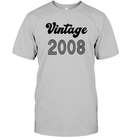 2008 Retro Vintage Birth Year Blast Unisex Short Sleeve Classic Tee