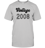 2008 Retro Vintage Birth Year Blast Unisex Short Sleeve Classic Tee