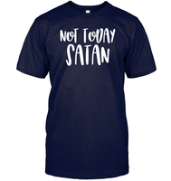 Not Today Satan Family Shirt Unisex Short Sleeve Classic Tee