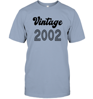 2002 Retro Vintage Birth Year Blast Unisex Short Sleeve Classic Tee