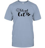 Let's Get Lit 4th Of July Shirt Unisex Short Sleeve Classic Tee