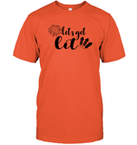 Let's Get Lit 4th Of July Shirt Unisex Short Sleeve Classic Tee