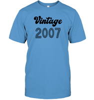 2007 Retro Vintage Birth Year Blast Unisex Short Sleeve Classic Tee