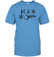 Let It Snow Christmas Shirt Unisex Short Sleeve Classic Tee