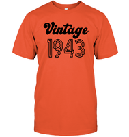 1943 Retro Vintage Birth Year Blast Unisex Short Sleeve Classic Tee