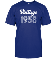 1958 Retro Vintage Birth Year Blast Unisex Short Sleeve Classic Tee
