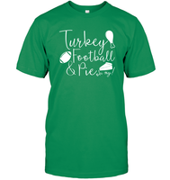Turkey, Football & Pie Oh My Shirt – The Ultimate Fall Trio Unisex Short Sleeve Classic Tee