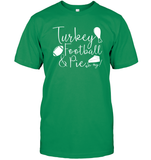 Turkey, Football & Pie Oh My Shirt – The Ultimate Fall Trio Unisex Short Sleeve Classic Tee