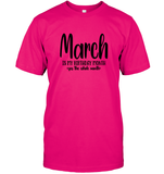 March Birthday Month Unisex Short Sleeve Classic Tee