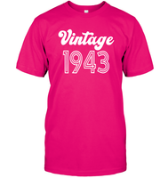 1943 Retro Vintage Birth Year Blast Unisex Short Sleeve Classic Tee