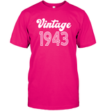1943 Retro Vintage Birth Year Blast Unisex Short Sleeve Classic Tee