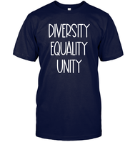 Diversity Equality Unity Shirt Unisex Short Sleeve Classic Tee