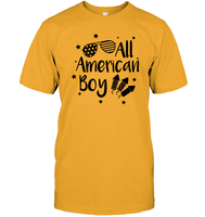 All American Boy 4th Of July Shirt Unisex Short Sleeve Classic Tee