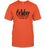 October Birthday Month Unisex Short Sleeve Classic Tee