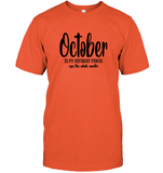October Birthday Month Unisex Short Sleeve Classic Tee