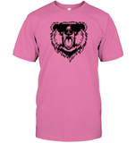 Cool Angry Grizzly Bear Shirt Unisex Short Sleeve Classic Tee