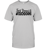 First Downs & Touchdowns Shirt - Score Big in Style! Unisex Short Sleeve Classic Tee