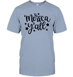 Merica Yall 4th Of July Shirt Unisex Short Sleeve Classic Tee