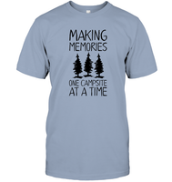 Making Memories One Campsite At A Time Unisex Short Sleeve Classic Tee
