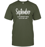 September Birthday Month Unisex Short Sleeve Classic Tee