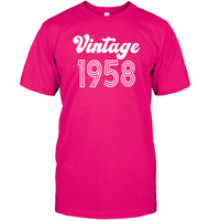 1958 Retro Vintage Birth Year Blast Unisex Short Sleeve Classic Tee