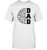Cheer Dad With Pom Pom Unisex Short Sleeve Classic Tee
