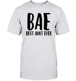 BAE Best Aunt Ever Family Shirt Unisex Short Sleeve Classic Tee
