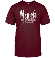 March Birthday Month Unisex Short Sleeve Classic Tee