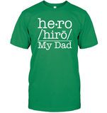 Defintion Hero My Dad Family Shirt Unisex Short Sleeve Classic Tee