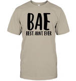 BAE Best Aunt Ever Family Shirt Unisex Short Sleeve Classic Tee