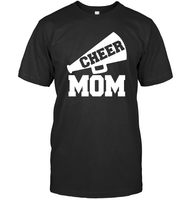 Cheer Mom With Megaphone Unisex Short Sleeve Classic Tee