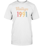 1991 Retro Vintage Birth Year Blast Unisex Shirt, Long Sleeve, Hoodie, Sweatshirt