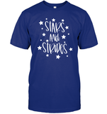Stars And Stripes 4th Of July Shirt Unisex Short Sleeve Classic Tee