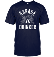 Garage Drinker Shirt Unisex Long Sleeve Classic Tee