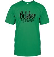 October Birthday Month Unisex Short Sleeve Classic Tee