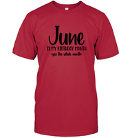 June Birthday Month Unisex Short Sleeve Classic Tee