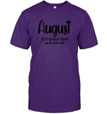 August Birthday Month Unisex Short Sleeve Classic Tee