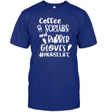 Coffee Scrubs And Rubber Gloves Nurse Shirt Unisex Short Sleeve Classic Tee