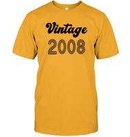 2008 Retro Vintage Birth Year Blast Unisex Short Sleeve Classic Tee