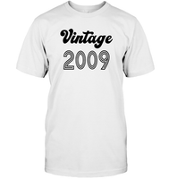 2009 Retro Vintage Birth Year Blast Unisex Short Sleeve Classic Tee