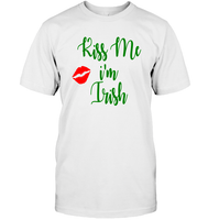 Kiss Me, I'm Irish St Patrick's Day Shirt Unisex Short Sleeve Classic Tee
